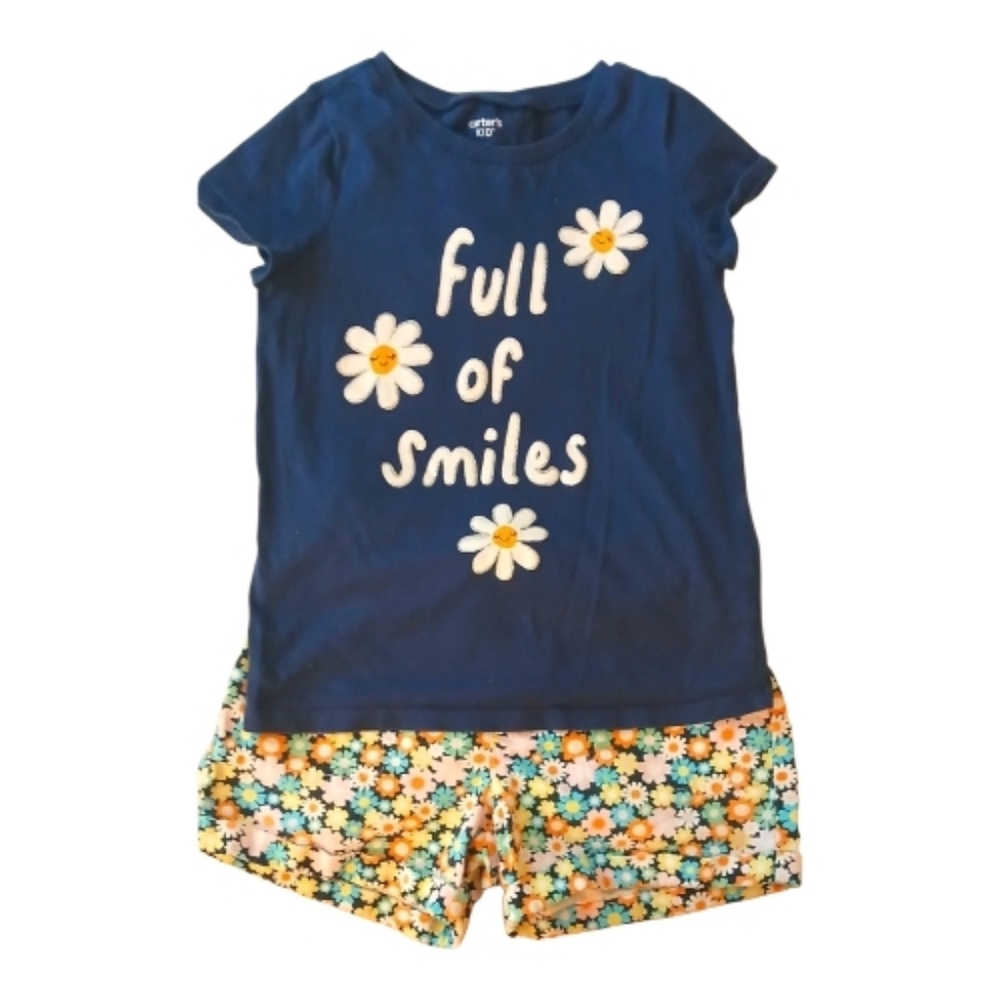 2 Pc Girls Shorts Set - 7